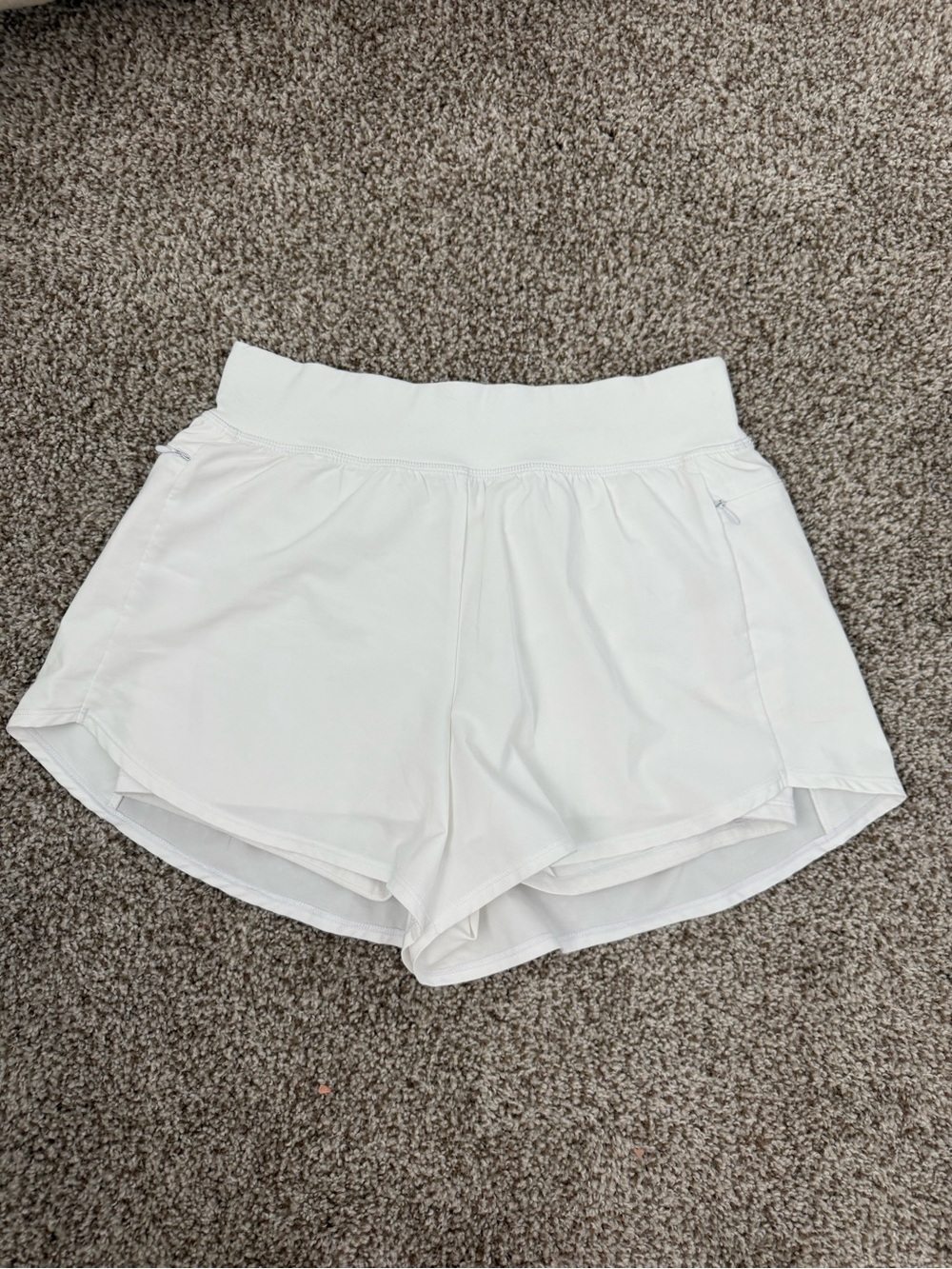 Crz yoga White Athletic Shorts